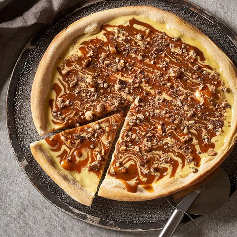 Pizza dulce de leche — Muerde la Pasta