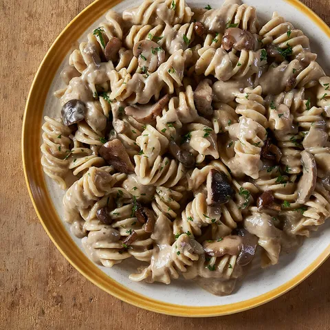 Fusilloni ai funghi porcini — Muerde la Pasta
