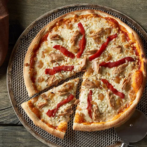 Pizza mediterranea — Muerde la Pasta