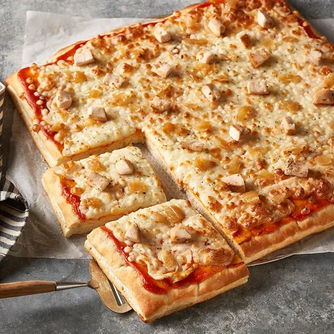 Pane pizza pollo e cipolle — Muerde la Pasta