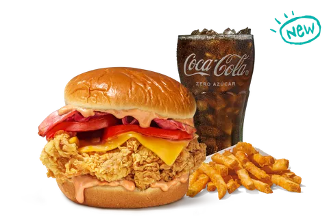 Menú Creamy Chicken Sandwich — Popeyes