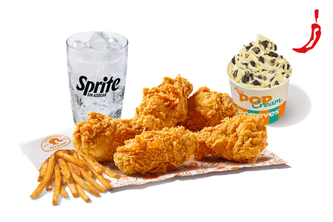Menú Completo 5 Alitas Picantes Crujientes — Popeyes