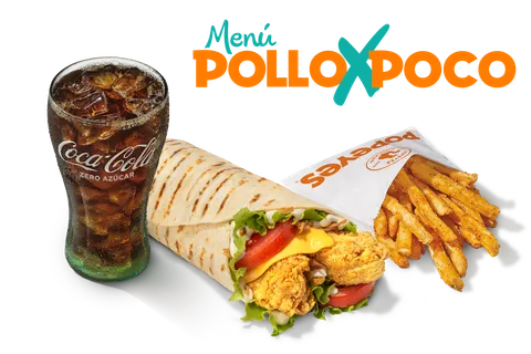 Menú PolloXPoco The Classic Wrap — Popeyes