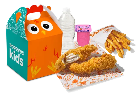 Menú Kids 2 Tiras Crujientes — Popeyes