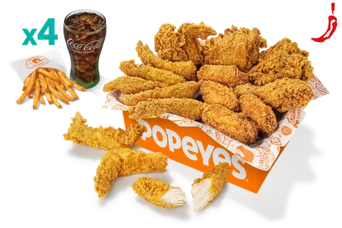 Menú Box Pa Cuatro — Popeyes