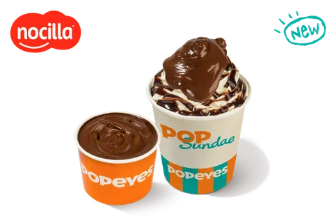 Pop Sundae Chocolote + Dipper Nocilla® — Popeyes