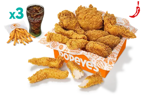 Menú Box Pa Tres — Popeyes