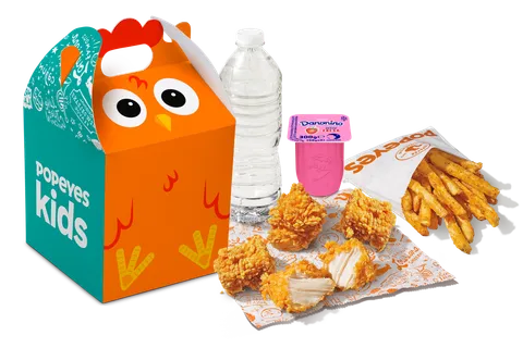 Menú Kids 4 Nuggets Crujientes — Popeyes
