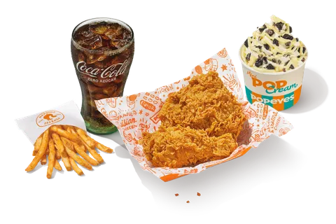Menú Completo 2 Piezas Crujientes — Popeyes