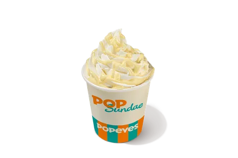 Pop Sundae Chocolate Blanco — Popeyes