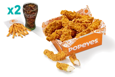 Menú 12 Tiras Crujientes — Popeyes