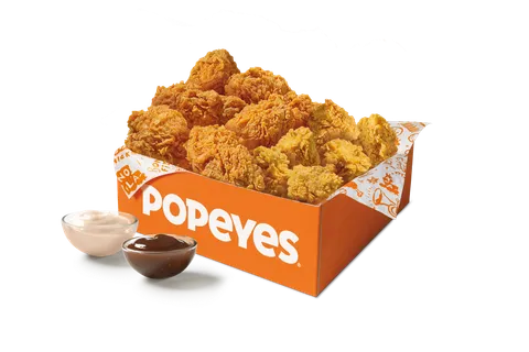 Box Mixta — 6 Alitas Picantes Crujientes + 6 Real Nuggets — Popeyes