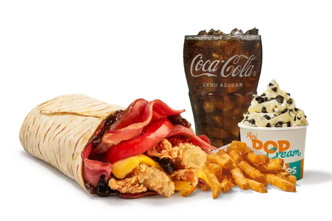 Menú Completo The BBQ Wrap — Popeyes