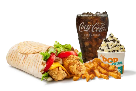 Menú Completo The Classic Wrap — Popeyes