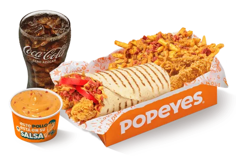 Chicken Bacon Combo Wrap — Popeyes