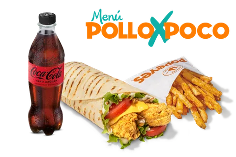Menú PolloXPoco The Classic Wrap — Popeyes