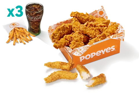Menú 15 Tiras Crujientes — Popeyes