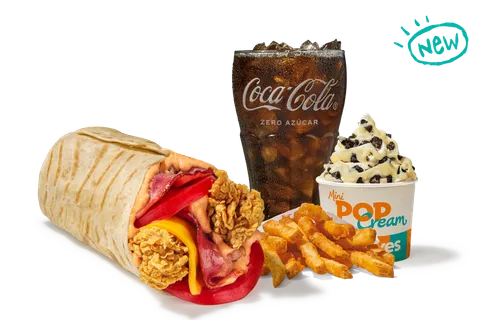 Menú Completo The Creamy Chicken Wrap — Popeyes