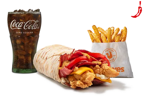 Menú The Hot Wrap — Popeyes