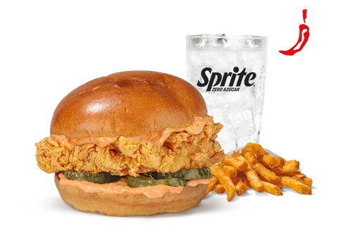 Menú The Chicken Sandwich Spicy — Popeyes