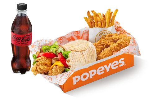 Chicken Combo The Classic Wrap — Popeyes