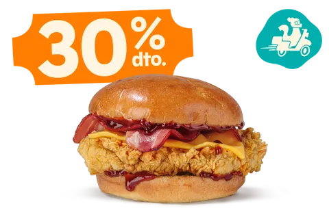 30% BBQ Chicken Sandwich — Popeyes