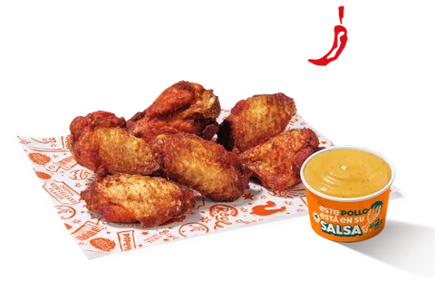 6 Alitas Picantes + Dipper — Popeyes