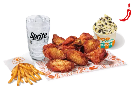 Menú Completo 8 Alitas Picantes — Popeyes