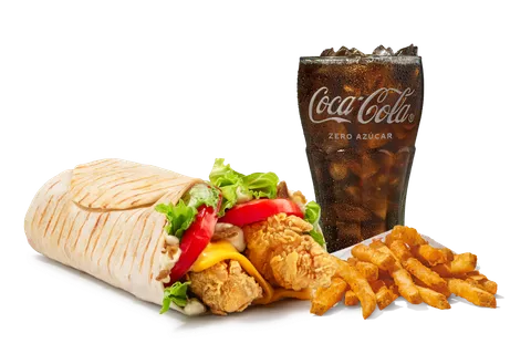 Menú The Classic Wrap — Popeyes
