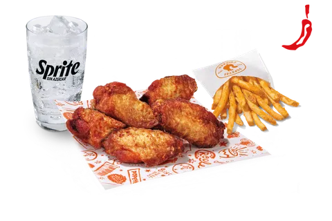 Menú 5 Alitas Picantes — Popeyes