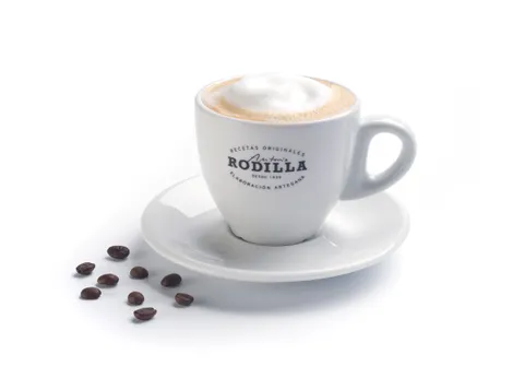 Café Con Leche Descafeinado Grande — Rodilla
