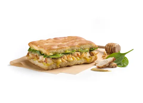 Focaccia de Pollo Mostaza y Miel — Rodilla