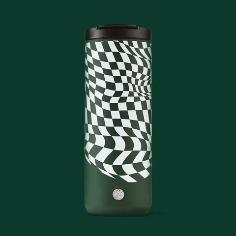Tumbler SS Grid Grn 16oz — Starbucks