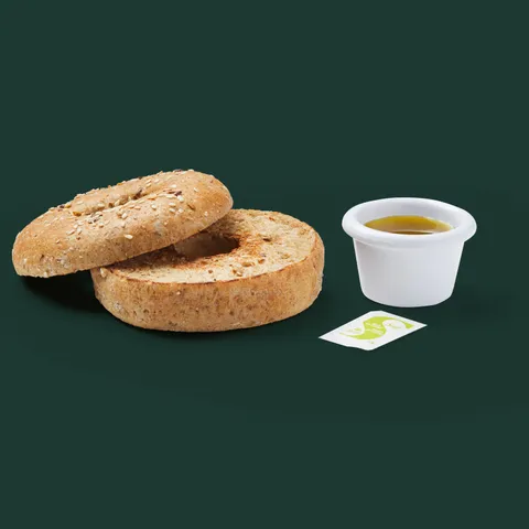 Bagel de cereales con aceíte — Starbucks