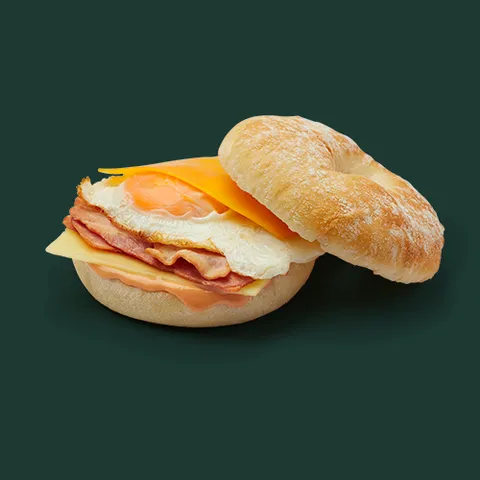 BAGEL HUEVO & BACON — Starbucks