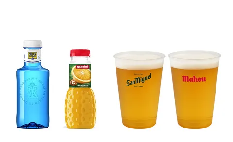 Agua, zumo de frutas y cerveza — Subway