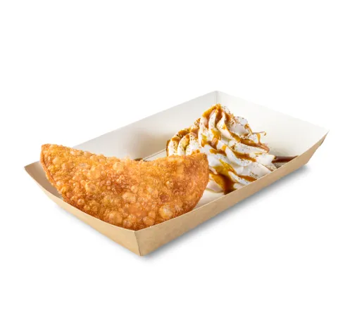 Caramel Apple Empanada con Helado — Taco Bell