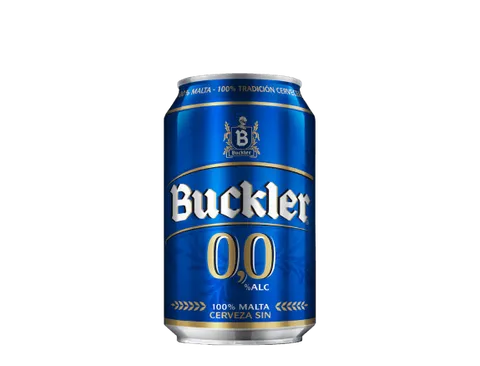 Lata cerveza Buckler sin Alcohol — Telepizza