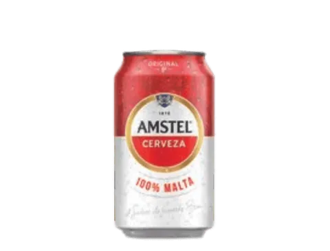 Lata cerveza Amstel — Telepizza