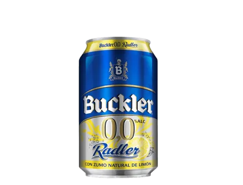 Lata cerveza Buckler Radler — Telepizza