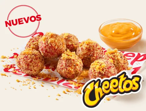 Bombas de Mozzarella x Cheetos — Telepizza