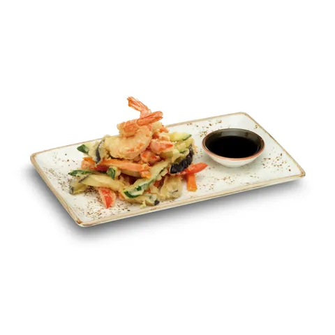 Tempura de Verduras con Langostinos — UDON Asian Food