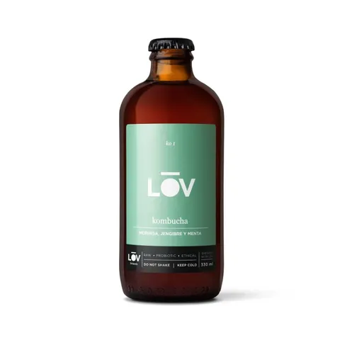 Kombucha jengibre, menta y moringa — UDON Asian Food