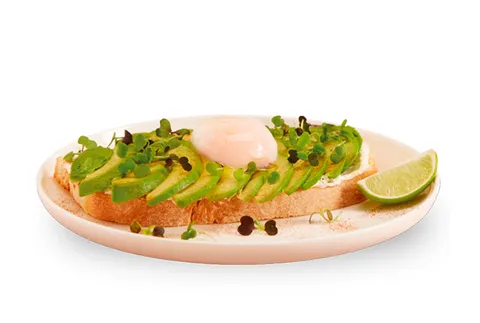 Tostada de aguacate y huevo poché — VIPS