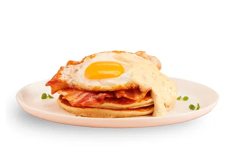 Tortitas con bechamel trufada — VIPS