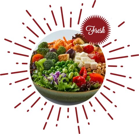 Salatbar til din hovedret — Bone's