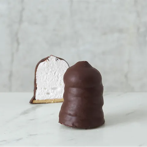 Flødebolle med mørk chokolade — Lagkagehuset