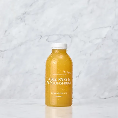Juice: Æble & Passionsfrugt, 400 ml — Lagkagehuset