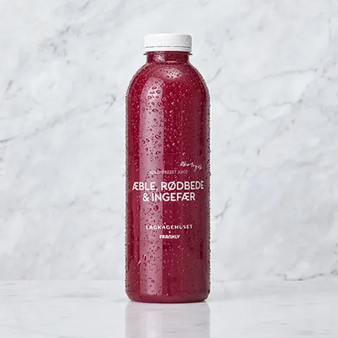 Juice: Rødbede, Æble & Ingefær, 750 ml — Lagkagehuset