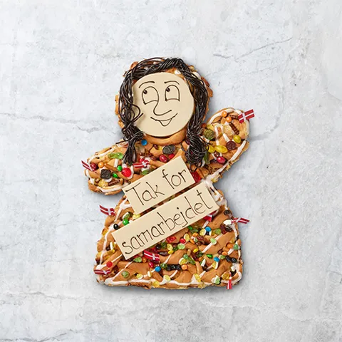 Kanelstangskageperson — Lagkagehuset